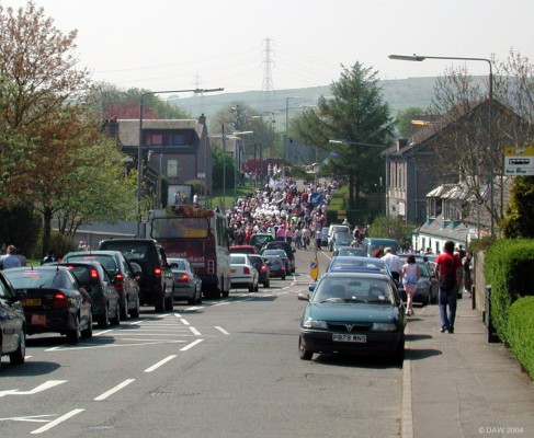 2004, You wouldn't want to be in a hurry through Neilston on Show Day
