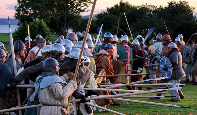 Battle re-enactment, Largs Viking Festival 2008
