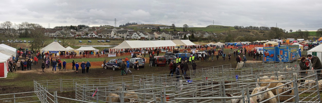 2013, show ground panorama
It poured the day before the 2013 show so the field was very muddy but it did at least stay dry!
