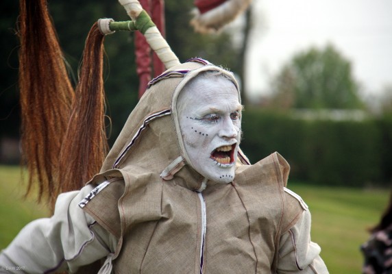 2017, Sea Hames, Neilston
An unusual outdoor performance by Oceanallover at Kingston Playing fields in Neilston.   Quite compelling to watch even though it was rather bizzare, perhaps I'm just not cultured enough.
