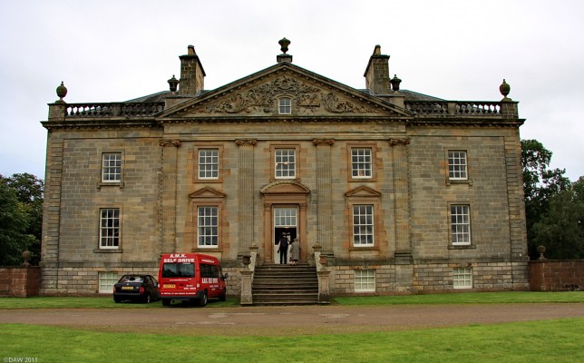Auchinleck House, Ayrshire
Built between 1755 and 1760 by Alexander Boswell, 8th Laird of Auchinleck.  The design is similar to that of the nearby, much larger, Dumfries House.  But the architect of the building is unknown, it is thought it may have been designed by Lord Auchinless himself in cosulation with others.  The house has been fully restored and is now in the hands of the [url=http://bookings.landmarktrust.org.uk/BuildingDetails/Map/132/Auchinleck_House#/] Landmark Trust. [/url] 
