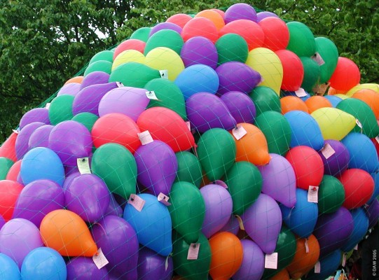 Balloons, Barrhead Gala Day, Cowan Park

