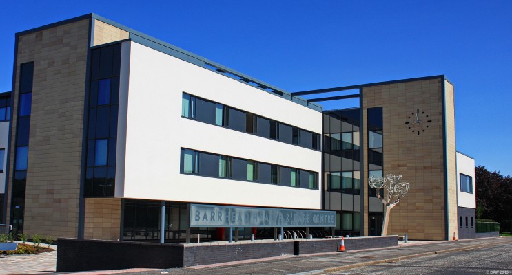 The  Barrhead Health and Care Centre
Opened in 2011 to replace a much smaller building it houses all services under one roof.
