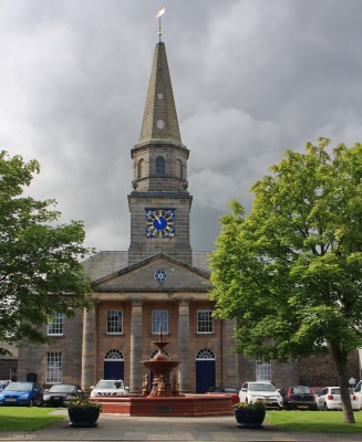 Bellie Kirk, Fochabers
Bellie Kirk was in 1798 for the 4th Duke of Gordon and has been in continious use as a place of worship in the Church of Scotland ever since.  [url=http://streetmap.co.uk/map?X=334513&Y=858803&A=Y&Z=120/] map location. [/url]
