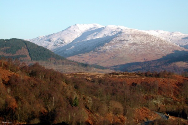 Looking towards Ben Ledi from Achray Forest view point
