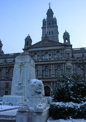 The Cenotaph and City Chambers, Glasgow
