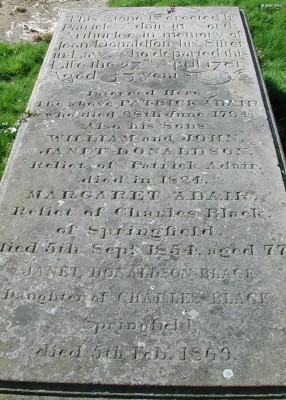 Donaldson, Adair, Black
