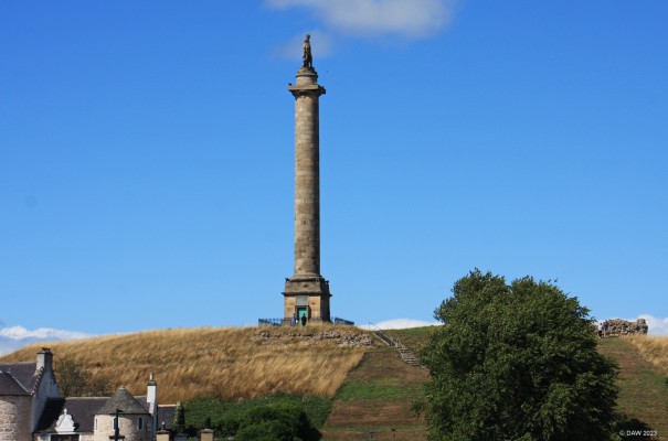 The Duke of Gordon Monument, Elgin
Erected in 1839 to honour George Gordon, the 5th Duke of Gordon.  It stands on top of Lady Hill in the town of Elgin.  The statue on top wasn't put in place until 1855.  [url=http://streetmap.co.uk/map?X=321180&Y=862830&A=Y&Z=115/] Map location. [/url]
