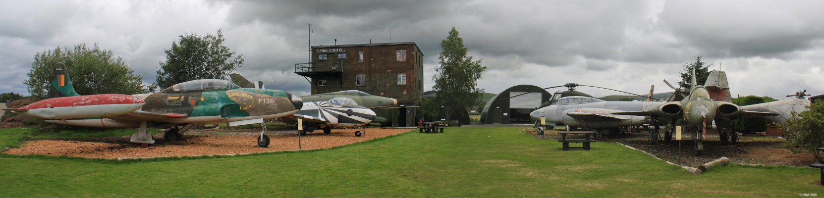 Dumfries and Galloway Aviation Museum, 2017
The [url=http://www.dumfriesaviationmuseum.com/] Dumfries & Galloway Aviation Museum [/url] is a small museum based at what remains of RAF Dumfries.  It includes the old Control Tower and varies static aircraft displays.  Some of the aircraft are a little worse of the wear since they are permanently exposed to elements but it is still well worth a visit.
