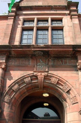 Entrance to the Glen Halls, Neilston
