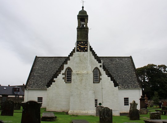 Fenwick Parish Church
Fenwick Church dates from 1643 and was built in the form of a Greek Cross with the Pulpit in the Western arm.  More men died in the Parish of Fenwick in the cause of the Covenanters than from any other Parish in Scotland.  There are several Covenanters graves in the Churchyard.  [url=http://www.streetmap.co.uk/map.srf?X=246472&Y=643465&A=Y&Z=120/] Map location. [/url]
