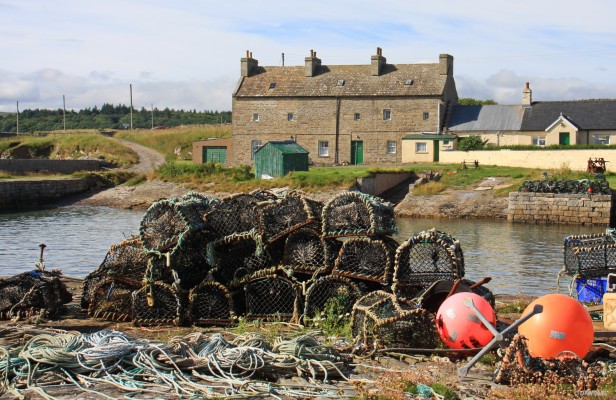 Fresgo Harbour, Sandside Bay, Caithness
This is the harbour for the small village of Raey nearby.  Built in the 19th century by Major William Innes of nearby Sandside House at a cost of 3000 pounds.  [url=http://streetmap.co.uk/map.srf?X=295779&Y=966008&A=Y&Z=115/] Map location. [/url]

