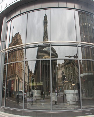 Gallery of Modern Art reflection, Glasgow
