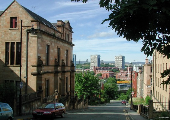 Garnethill Street, Glasgow
Looking down Garnethill Street.  [url=http://www.streetmap.co.uk/streetmap.dll?G2M?X=258315&Y=666143&A=Y&Z=1/]Map location.[/url]
