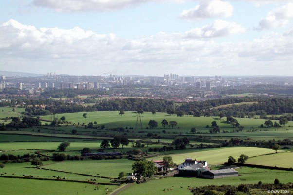 View towards Glasgow from Ferenze Hills
