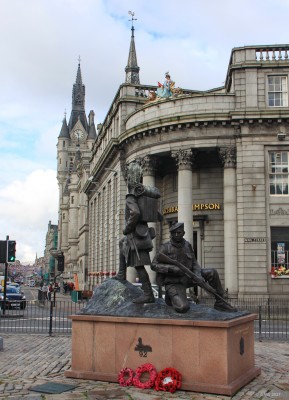 Gordon Highlanders Memorial, Aberdeen
A memorial to all those who fell in the Gordon Highlanders during its 113 years of existance between 1881 and 1994.

