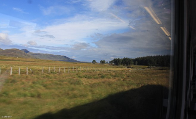 Great British Railway Journeys, Caithness
A great way to spend a day if your car breaks down is to take the train from Helmsdale to Thurso.  The scenery is spectacular and between Forsinard Station and Scotscalder Station you won't see any roads as you travel through one of the most remote areas of Scotland.  [url=http://www.streetmap.co.uk/map.srf?X=287710&Y=937375&A=Y&Z=126/] Map location. [/url]
