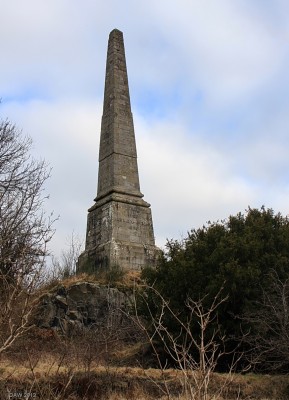 The Henry Bell Monument, Bowling
Erected in 1838 in memory of Henry Bell (1767-1830) the designer of the first Steam ship to be built on the Clyde, The Comet.  In 1812 Bell inaugurated a regular passenger steamer service between Glasgow, Greenock and Helensburgh, the first commercial steam passenger service in Europe. [url=http://www.streetmap.co.uk/map.srf?X=243767&Y=673517&A=Y&Z=115/] Map location. [/url]
