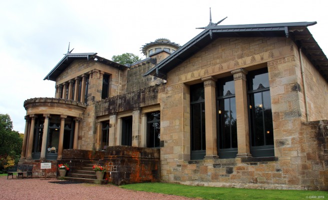 Holmwood House, Glasgow
[url=https://www.nts.org.uk/visit/places/holmwood/] Holmwood House [/url] was built in 1858 to the design of Alexander "Greek" Thomson and is his finest example of a dwelling house.  Despite being changed inside through later use much of the interior still exists and is gradually being restored.
