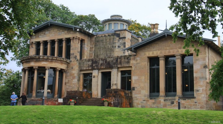 Holmwood House, Glasgow
Holmwood house is said to be the finest example of a residential house designed by the Architect Alexander "Greek" Thompson.  The house was built in 1858 for James Couper, a wealthy paper manufacturer.  The house retains much of its original interior design and was bought by the [url=https://www.nts.org.uk/visit/places/holmwood/]National Trust for Scotland [/url] in 1994.  Some say that the design of this house may have influenced people like Frank Lloyd Wright.
