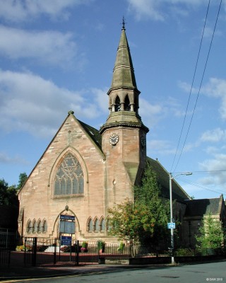Ibrox Parish Church, Bellahouston
This [url=http://www.ibroxparishchurch.org.uk/] Church [/url] has found its way in here for sentimental reasons.  Dating from 1863 it was known as Bellahouston Parish Church until 1978 when it merged with Ibrox Church.  
