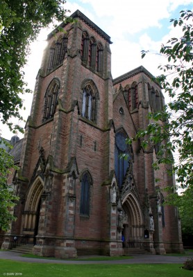 Inverness Cathedral
Completed in 1869 the cathedral is the northern most Cathedral on mainland Britain. [url=http://streetmap.co.uk/map.srf?X=266454&Y=844895&A=Y&Z=115/] Map location. [/url]
