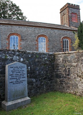 Grave of James Clerk Maxwell, Parton Parish Church
Anyone who has studied Electrical Engineering will be familiar with Maxwell's Equations.  Although born in Edinburgh, [url=http://www.clerkmaxwellfoundation.org/index.html/] James Maxwell [/url] was brought up at Glenlair near Parton.  He is buried here with his parents and wife within the Auld Kirk in the grounds of Parton Parish Church.
