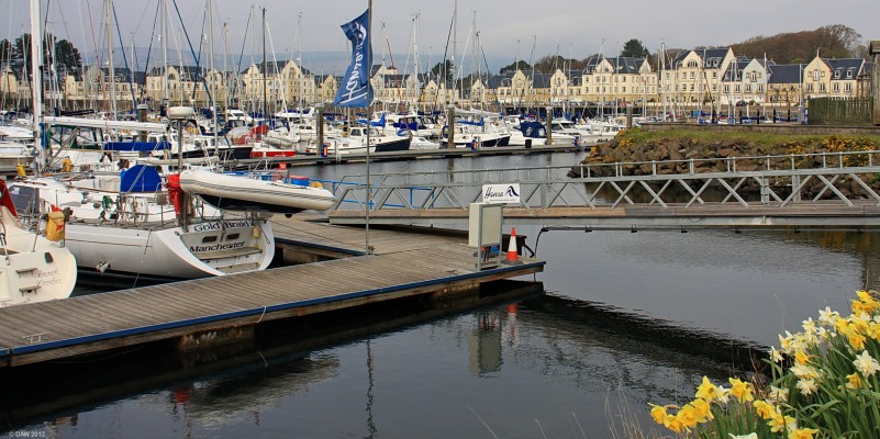 Kip Marina, Inverkip
Kip Marina was opened in 1973.  With over 600 berths there are other Marinas on the Clyde of a similar size but this is the closest to Glasgow and its Airport for those travelling from down south.  [url=http://www.streetmap.co.uk/map.srf?X=220455&Y=672445&A=Y&Z=120/] Map location. [/url]
