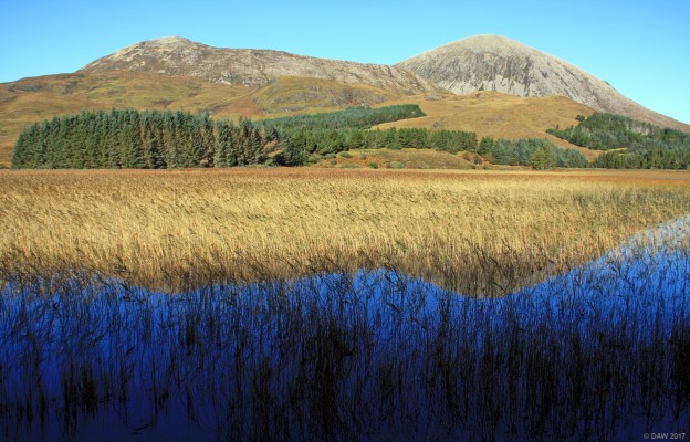 Loch Cill Chriosd, Isle of Skye
The highest peak on the right is Beinn na caillich (732m).
