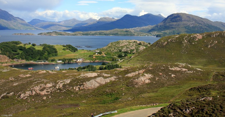 Loch Shieldaig
Overlooking Loch Shieldaig towards Torridon. [url=http://www.streetmap.co.uk/map.srf?X=178552&Y=855557&A=Y&Z=120/] Map location. [/url]
