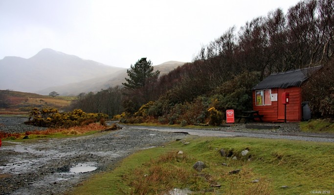 Lochbuie, Mull
A rather driech day at Lochbuie.  The building that looks like a garden shed is the Post Office which is rather optimistically displaying a Walls Icecream sign.  [url=http://www.streetmap.co.uk/map.srf?X=160889&Y=724927&A=Y&Z=115/] Map location. [/url]
