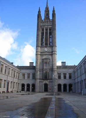Marischal College, Aberdeen
The inner quadrangle at Marischal College, Aberdeen.  The building is now used as the headquarters of Aberdeen Council.
