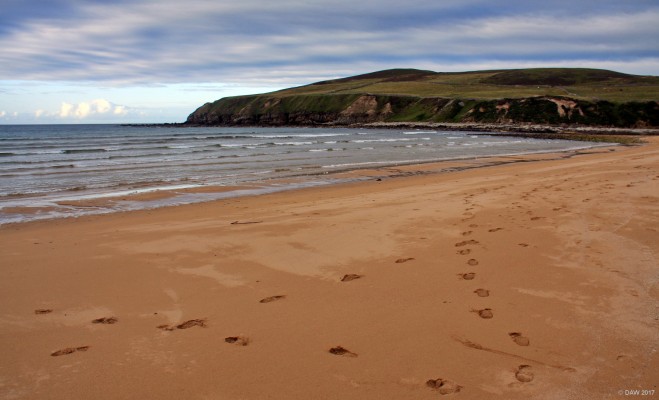 Melvich Bay, Caithness
An evening view along the long sandy beach at Melvich Bay. [url=http://streetmap.co.uk/map.srf?X=288780&Y=965108&A=Y&Z=120/] Map location. [/url]

