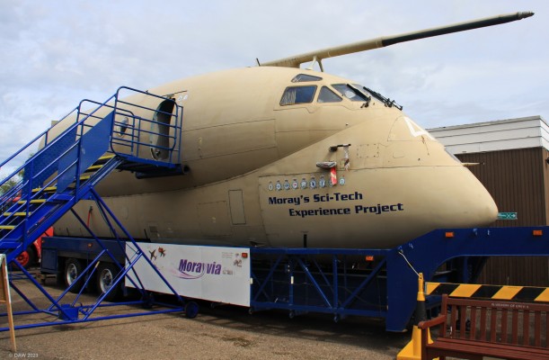 Nimrod XV240, Morayvia Aviation Museum, Kinloss
The forward fuselage of a Nimrod Maritime Patrol Aircraft.
