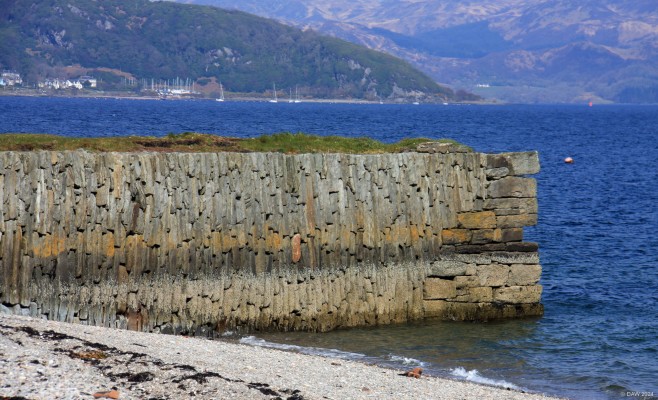 The old Pier, Kames
Kames is a small village on the Kyles of Bute.  [url=http://streetmap.co.uk/map?X=197530&Y=671121&A=Y&Z=115/] Map location. [/url]
