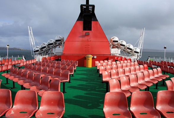 M.V. Isle of Mull
No rush for the outdoor seats on this crossing from the island of Mull back to the mainland, it was a tad cold I must admit.
