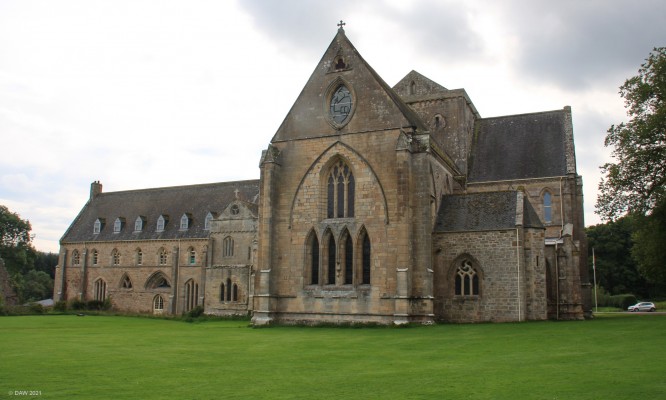 Pluscarden Abbey, near Elgin
Pluscarden Abbey is home to a community of Catholic Benedictine monks living in the only medieval British Monastery still being used for its original purpose.  The oldest parts of the Abbey date from the 13th century. [url=http://streetmap.co.uk/map?X=314283&Y=857663&A=Y&Z=120/] Map location. [/url]
