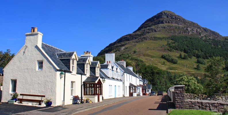Shieldaig village
A view along the main street in the small coastal village of Shieldaig, Ben Shieldaig (529m) is in the background.  [url=https://streetmap.co.uk/map.srf?X=181434&Y=853684&A=Y&Z=120/] Map location. [/url]
