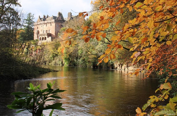 Sorn Castle, East Ayrshire
[url=http://sorncastle.com/] Sorn Castle [/url]sits above the river Ayr near the village of Sorn.  It started life around the 15th century as a 3 storey tower house but was much extended in the 16th and 18th century to what you see today.
