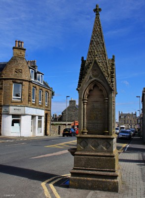 St George's Fountain, Thurso
Erected in 1894 by Sir Tollemache Sinclair in memory of his father, George Sinclair.
