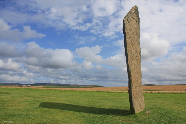 The Standing stones of Stenness, Orkney
One of the ancient Neolithic standing stones of Stenness.
