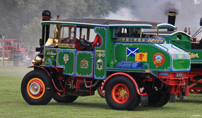 Steam power truck, Deeside Steam and vintage Rally, 2018
