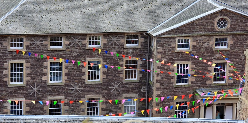 The Institute, New Lanark
The Institute for the Formation of Character was opened at New Lanark Mill in 1816.  It was the idea of Robert Owen, a man well ahead of his time, who believed in the education and well being of his workers at the Mill.
