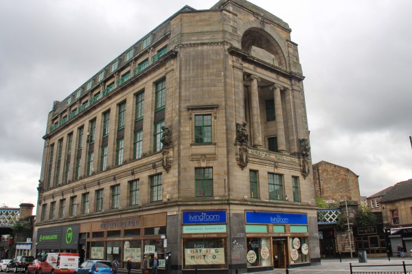 The Mercat Building
Built between 1925 and 1928 as part of a redevelopment of the Glasgow Cross area.
