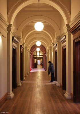 The corridors of power, Fairfields shipyard, Govan
Inside the former offices of the Fairfeld Shipbuilding Company in Govan. [url=http://streetmap.co.uk/map.srf?X=254610&Y=665919&A=Y&Z=115/] Map location. [/url]
