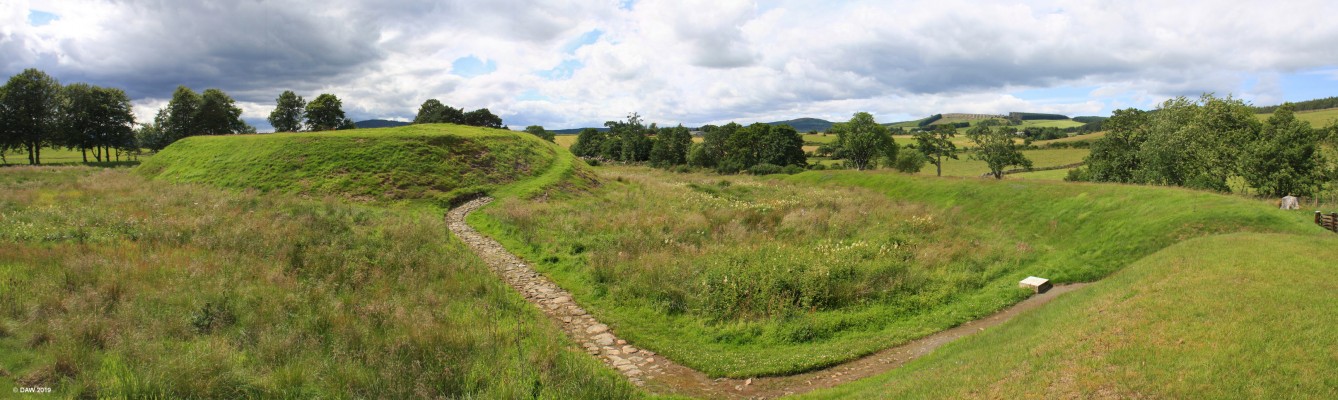 The Peel of Lumphanan, Aberdeenshire
This earthwork castle dates from around the 11th and was built by the de Lundins family from Angus.  The castle was enclosed by a wooden "Palacium" or Palisade, from which the Peel takes its name.  It probably served as a secondary residence.  [url=http://streetmap.co.uk/map.srf?X=357681&Y=803696&A=Y&Z=120/] Map location. [/url]
