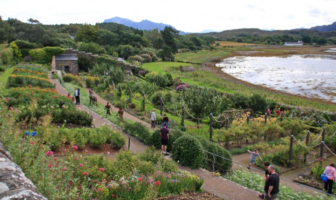 The Walled Garden, Inverewe Gardens
Looking back along the walled garden at [url=https://www.nts.org.uk/visit/places/inverewe/] Inverewe, [/url] Loch Ewe is on the right.  Inverewe is always worth a visit but on a dull day like this you'll get a warm welcome from the Guardian's of the Highlands, the humble Midge.
