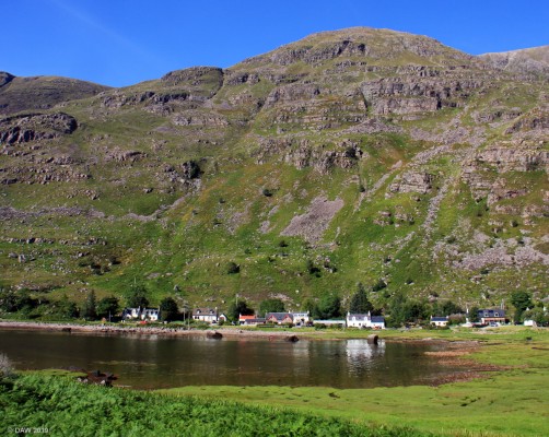 Torridon village, Wester Ross
Looking over at the small village of Torridon that's sits at the top of Loch Torridon.  [url=https://streetmap.co.uk/map.srf?X=189550&Y=854565&A=Y&Z=120/] Map location. [/url]
