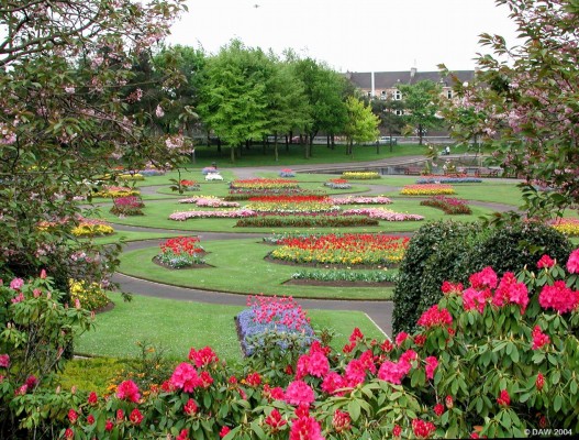 Victoria Park, spring
