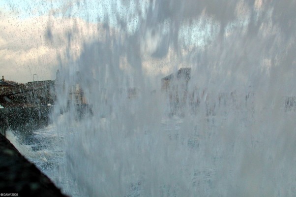 Saltcoats seafront
Where not to stand to get photos of waves crashing over the promenade during a storm.  [url=http://www.streetmap.co.uk/map.srf?X=224920&Y=641217&A=Y&Z=115/] Map location. [/url]
